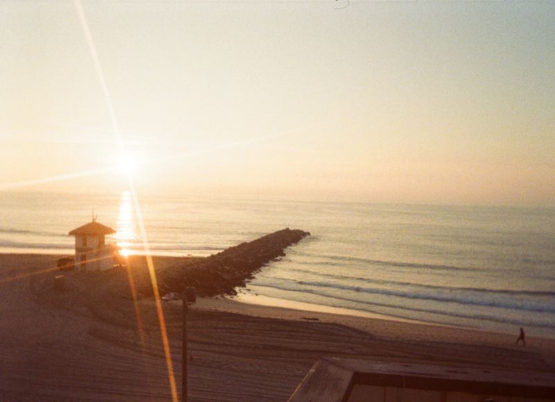 Sun on the water, Portra 400